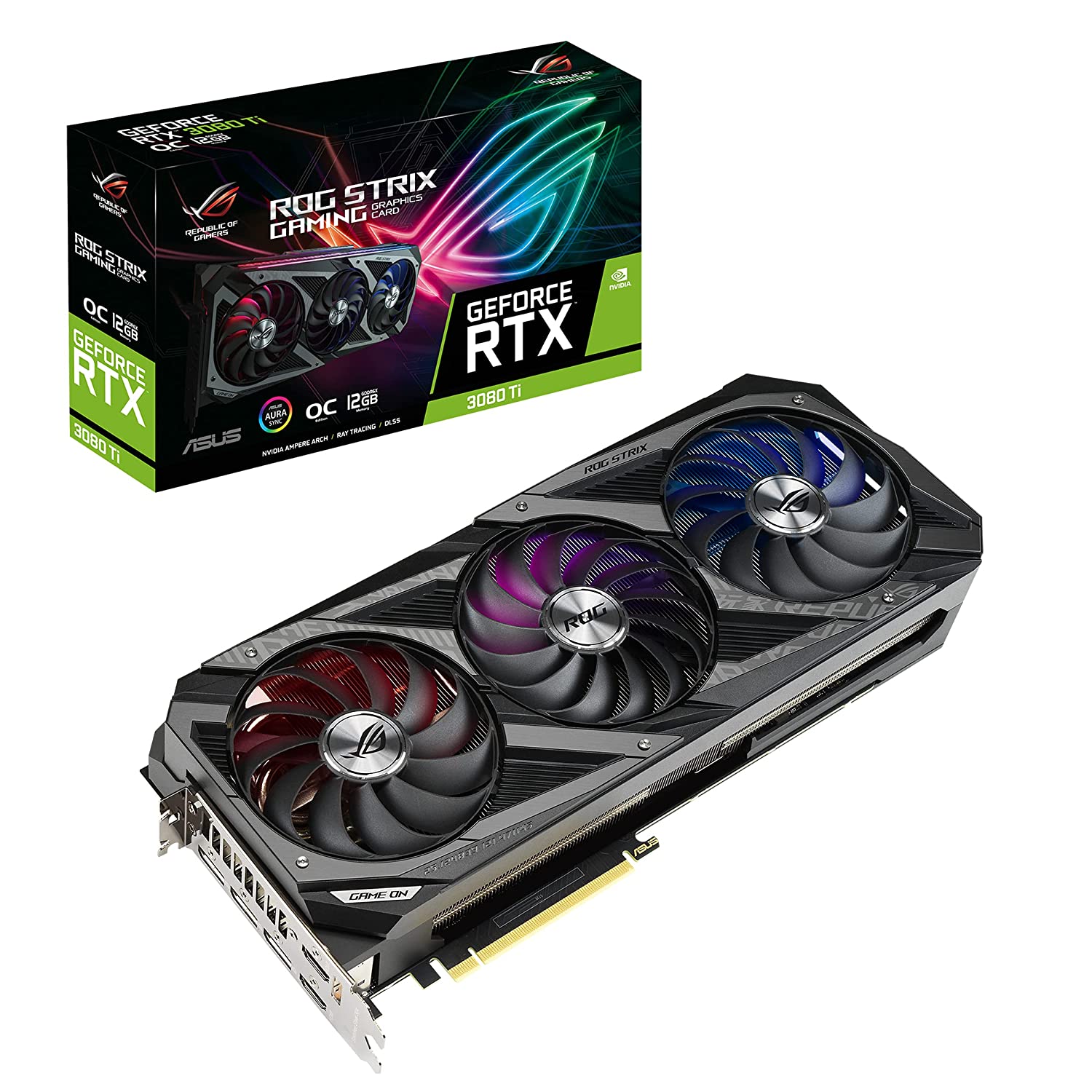 کارت گرافیک ایسوس Asus ROG RTX 3080 TI O12G GAMING