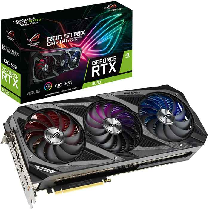 کارت گرافیک ایسوس Asus ROG RTX 3090 TI O24G GAMING